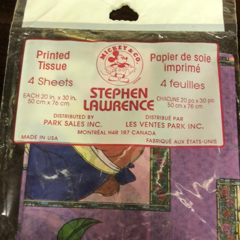 Beauty & the Beast Tissue by Stephen Lawrence